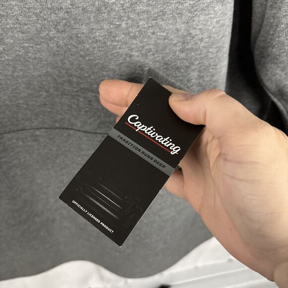 Michigan State Spartans Hoodie Pullover Men XL Gray Football Captivating NWT - Picture 3 of 6